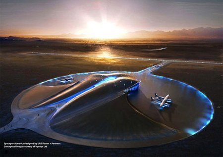Spaceport: el aeropuerto espacial futurista que se está construyendo en el desierto