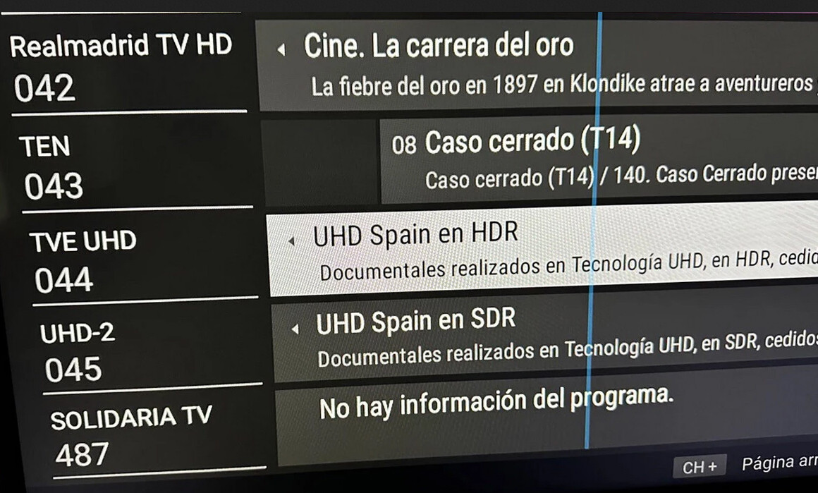 RTVE pone fecha al estreno de su canal UHD en la TDT