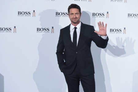 Gerald Butler, todo un galán como imagen de Hugo Boss en Madrid