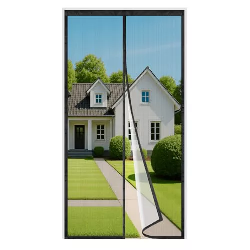 4UMOR Mosquitera Puerta Magnética 85x210cm