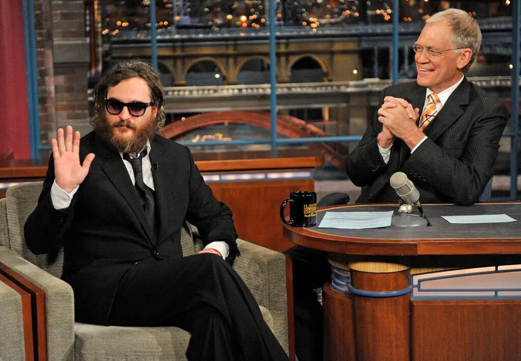 Joaquin Phoenix se sigue arrepintiendo de uno de los momentos más bochornosos de su carrera: la entrevista con Letterman por 'I'm Still Here' 