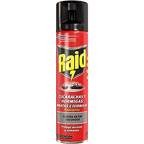 Raid Insecticida contra Cucarachas, Hormigas y Chinches - 400 ml
