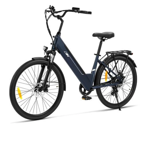 Bicicleta Eléctrica Touroll Roamer 2 St 26" 250w, Batería 36v 15,6ah Cuadro Paso Bajo Cargador Enchufe Ue
