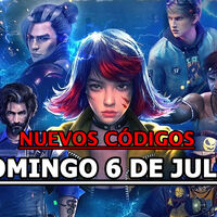 Free Fire MAX, códigos gratuitos para el Domingo 6 de julio 