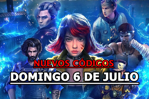 Free Fire MAX, códigos gratuitos para el Domingo 6 de julio 