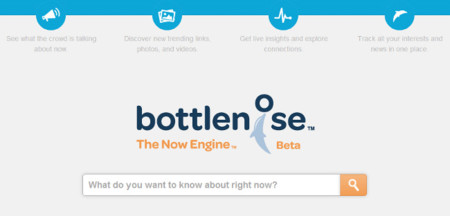 Bottlenose, el buscador social en tiempo real, ya es accesible para todos