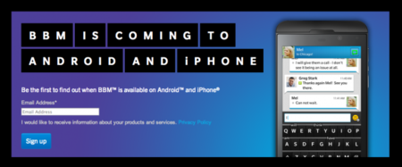 BBM se filtra antes de tiempo y Blackberry decide aplazar el lanzamiento oficial