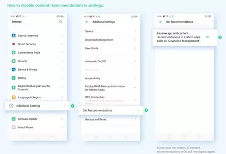 Realme 広告を削除する