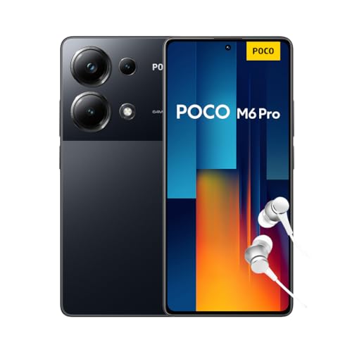 Poco M6 Pro - Smartphone de 12+512GB, Pantalla AMOLED de 6.67” 