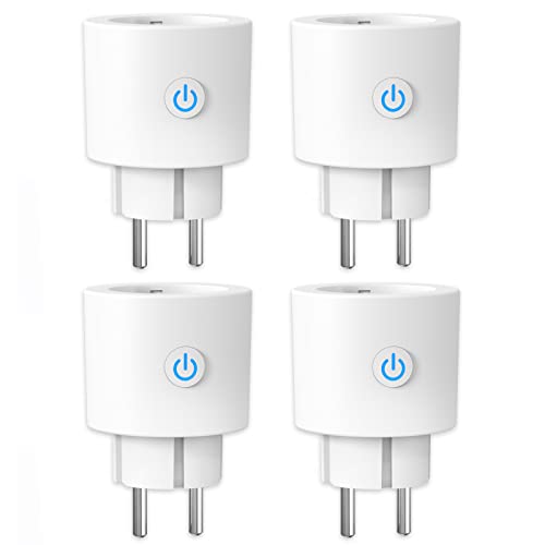 ANTELA Enchufe Inteligente WiFi 4pc