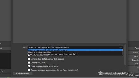 Configura Captura Videojuego