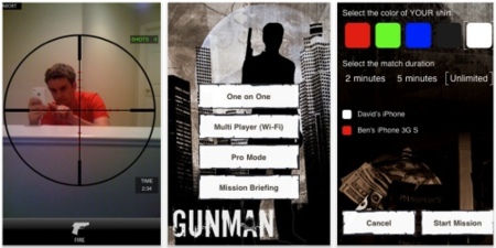Gunman un shooter con pinceladas de realidad aumentada para el iPhone