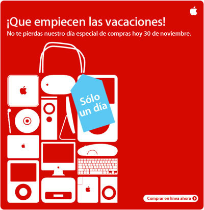 La Apple Store de rebajas... ¡solo por hoy!