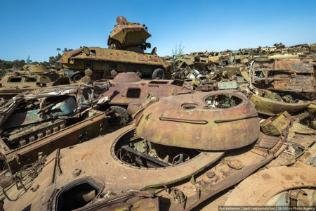 Tanques abandonados Eritrea