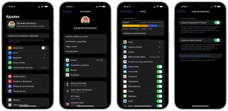Copia Seguridad Icloud pasos