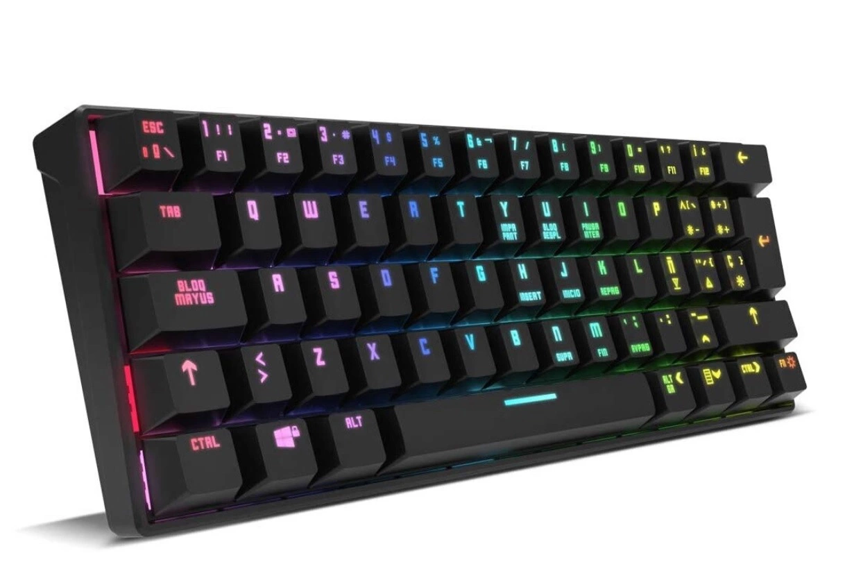 Teclado gaming mini Krom Kluster RGB