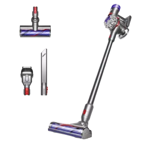 Aspirador escoba - Dyson V8™ Advanced, Potencia succión 130 AW, Autonomía 40 min, Accesorios, Níquel
