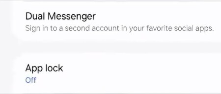Bloqueo aplicaciones Samsung