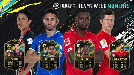 Guía FIFA 20. Momentos TOTW 4: Equipo de la Semana del 8 al 15 de abril de 2020
