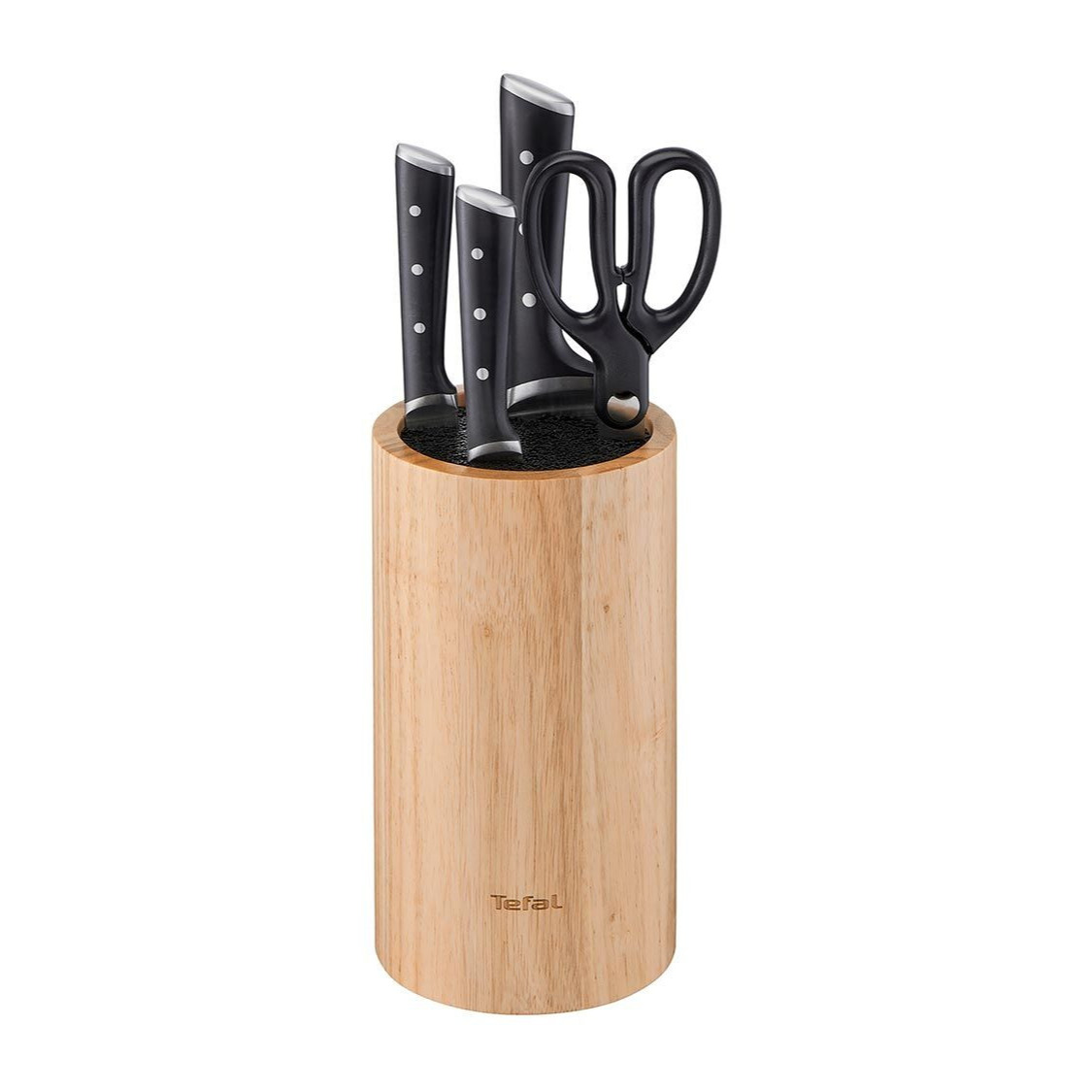 Tefal ® Set de cuchillos y tijeras con bloque