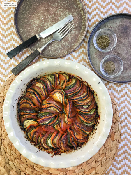 Tian de verduras: receta sana y fácil para sorprender (con vídeo incluido)
