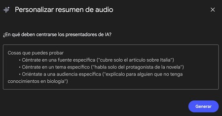 Customize audio