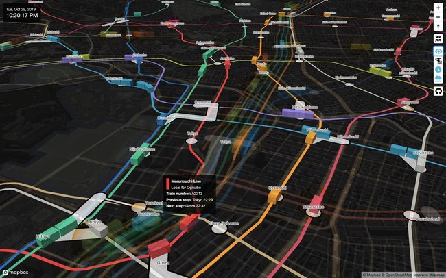 Mapa Metro Tokio 3d Tiempo Real 2