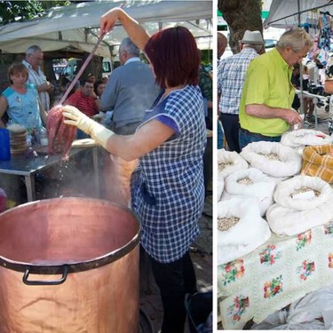 El mercadillo gallego que se celebra cada dos domingos: tiene su origen en la Edad Media y es perfecto para comer pulpo á feira 