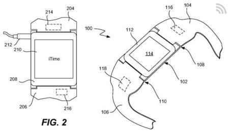 iTime, una nueva patente de Apple muestra más características del iWatch