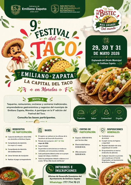 Escápate a la Feria del Taco 2026 a un destino entre montañas, ex haciendas y ecoturismo a menos de 2 horas de CDMX