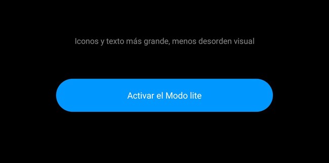 Modo Lite Miui 12 