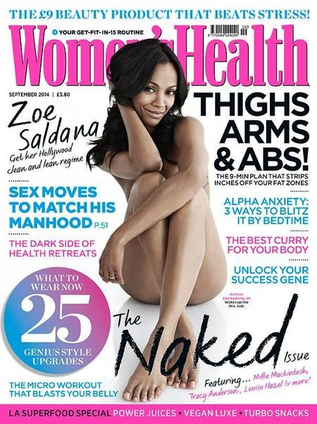Zoe Saldana se marca un Terelu en Women's Health