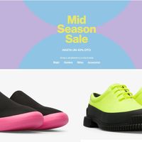 Mid Season Sale en Camper con descuentos de hasta el 40% en zapatos y zapatillas para hombre y mujer
