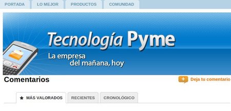 Tecnología Pyme renueva su sistema de comentarios