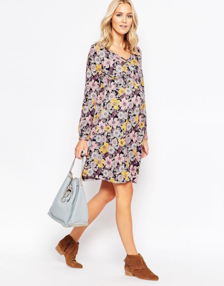8 vestidos premamá para dar la bienvenida al otoño