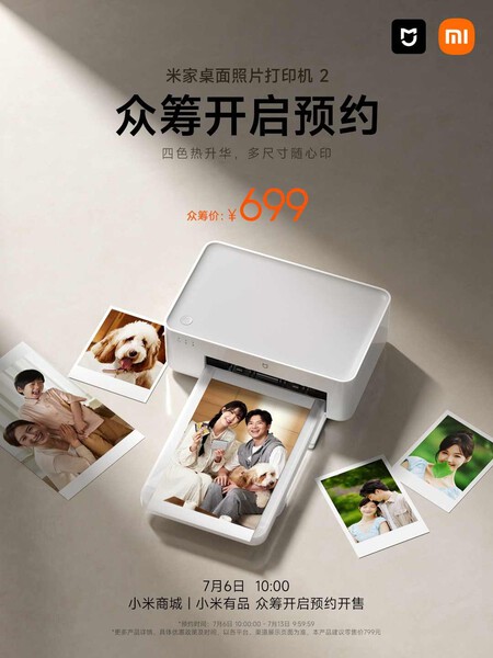 Impresora Fotos De Sobremesa Xiaomi Mijia 2 1