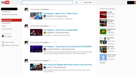 YouTube activa su enésimo rediseño a algunos usuarios. La imagen de la semana