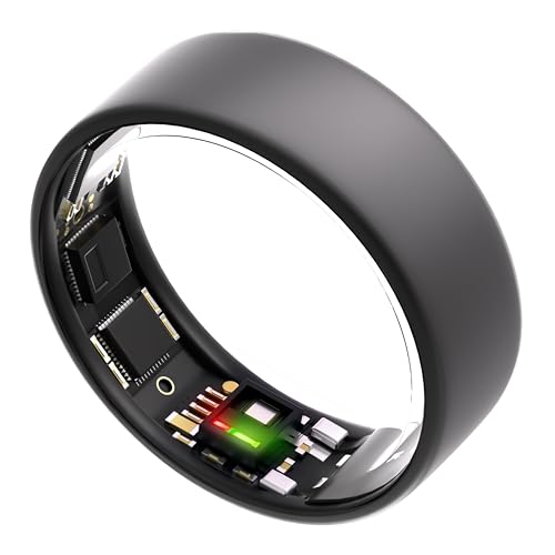 ULTRAHUMAN Ring Air: Rastreador de sueño y Actividad física, Anillo Inteligente para Mujeres y Hombres, Sin Tarifa de aplicación para Funciones estándar, 9, Gris Mate