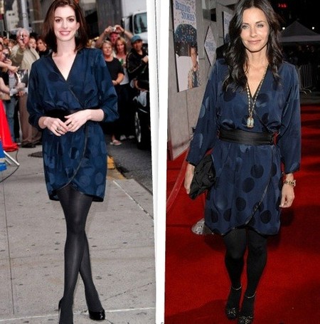 Cuestión de Estilo: Anne Hathaway Vs Courteney Cox