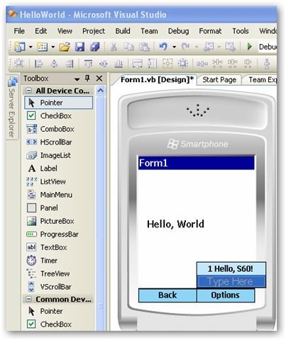 .NET Compact Framework para Symbian