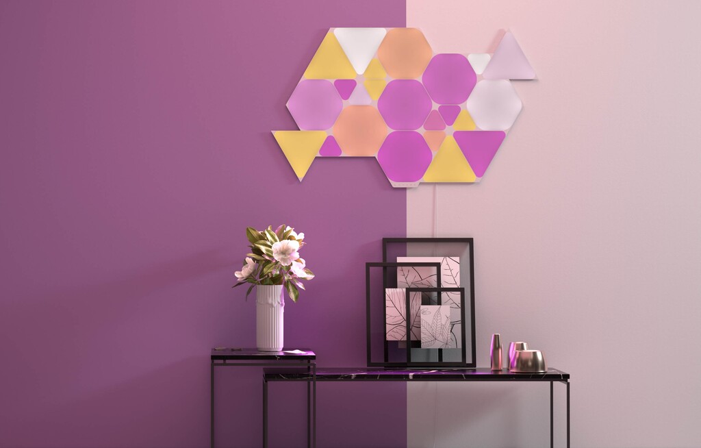 Nanoleaf amplía su gama de luces LED Shapes con Triangle, sus nuevas formas triangulares disponibles en dos tamaños