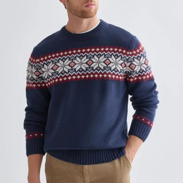 Jersey de hombre cuello caja Christmas

