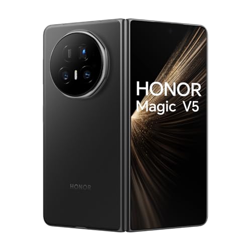 HONOR Magic V5 Smartphone Plegable, Pantalla 7,95 Pulgadas 120Hz, Batería 5820mAh, Almacenamiento 16+512GB, Snapdragon 8 Elite, Arte del Diseño Plegable, Teléfono Móvil Desbloqueado Android 15