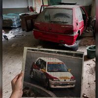 Un campeón de rally abandonó su casa y dejó algo dentro que nadie esperaba encontrar: una cápsula del tiempo de la competición