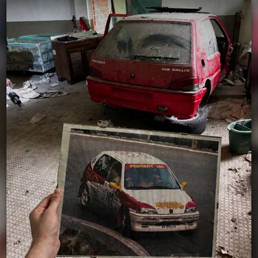 Un campeón de rally abandonó su casa y dejó algo dentro que nadie esperaba encontrar: una cápsula del tiempo de la competición