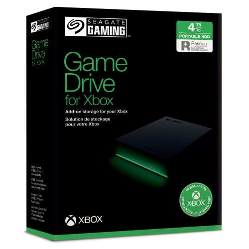 Seagate Game Drive for Xbox, 4TB