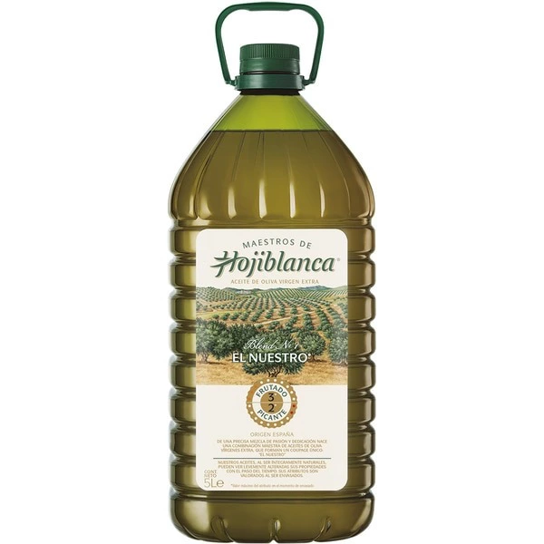 MAESTROS DE HOJIBLANCA - El Nuestro aceite de oliva virgen extra garrafa 5 l 
