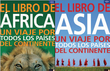"El libro de África" y "El libro de Asia", de Lonely Planet