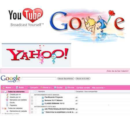 San Valentín en Internet