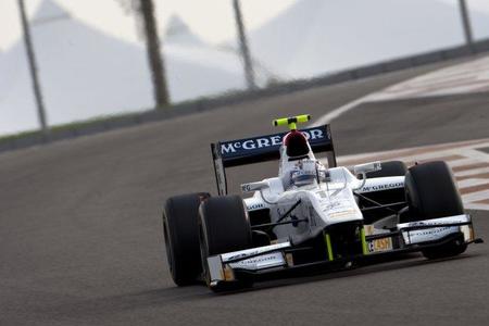 Giedo van der Garde, el más rápido el segundo día de pruebas de la GP2 en Abu Dhabi